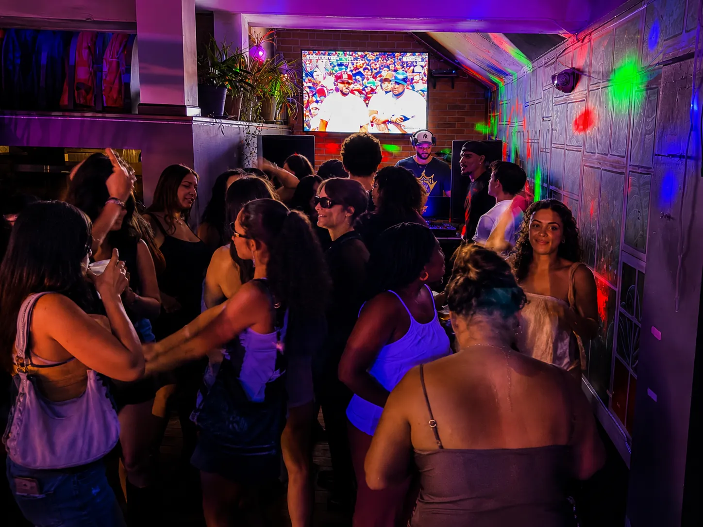 Packed dance floor on a DJ night at GreenHouse in New Hope, PA