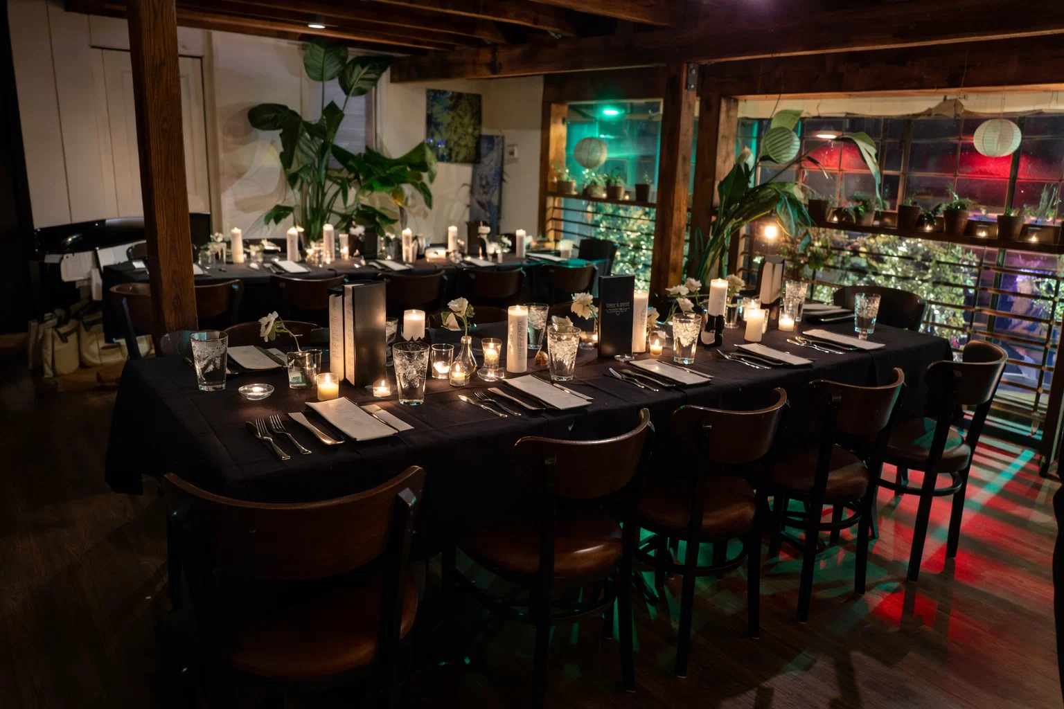 The Loft private dining space at GreenHouse in New Hope, PA